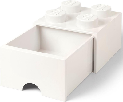 Контейнер для зберігання LEGO Storage Brick Drawer 4 з висувним ящиком Білий (40051735)
