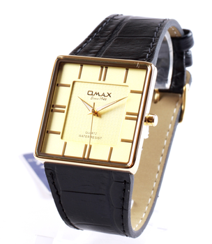 OMAX L002G12L - это наручные часы в золотистом и черном цвете.