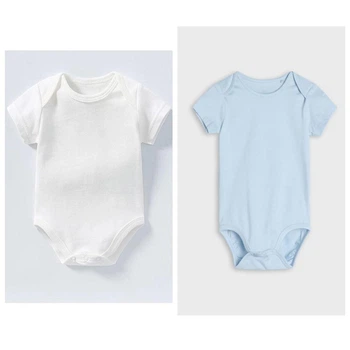 Комплект хлопковых боди 2 шт для детей Piazza Italia Белый, голубой (PIT1501 91 white, blue (3-6 мес -68 см)