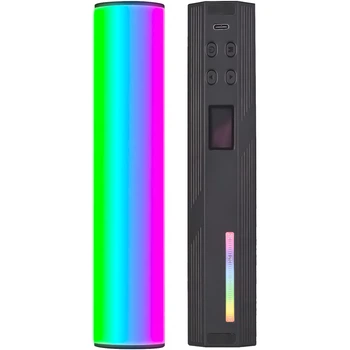 Заполняющий видео свет Andoer W200-RGB | портативная светодиодная цветная LED лампа на штатив