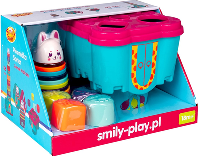Набір іграшок Smily Play Вежа-замок Зайчик-пірамідка (5905375836672)