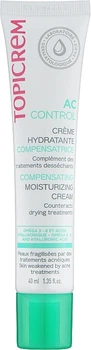 Компенсувальний зволожувальний крем для обличчя - Topicrem AC Compensating Moisturizing Cream 40ml (833580-31154993)