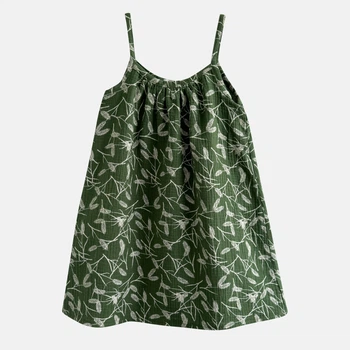 Детский летний муслиновый сарафан для девочки Babydream sarlarge28 128 см Зеленый (ROZ6501037705)
