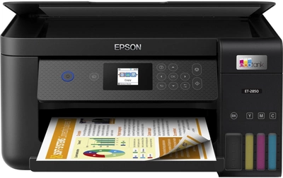 Urządzenie wielofunkcyjne Epson EcoTank ET-2850 Wi-Fi (C11CJ63405)