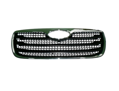 Решетка радиатора Hyundai Santa Fe 2 2009-2012, рамка хромированная широкая, AVTM, 183226995