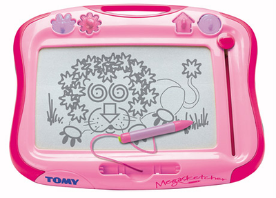Magnetyczna tablica do rysowania Tomy Megasketcher różowa (5011666064843)