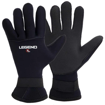 Перчатки для дайвинга LEGEND PL-6110 XL черный-серый