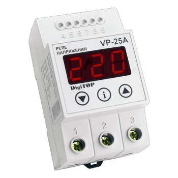 Реле напряжения 25А DigiTOP Vp-25A