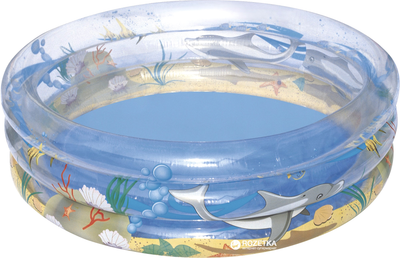 Надувний басейн Bestway Transparent Sea Life Pool 170 х 170 х 53 см (6942138900491)