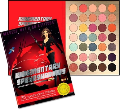 Палетка тіней для повік Rude Cosmetics 35 Eyeshadow Palette Rudementary Speyeshadow Book 7 29 г (0602989879778)