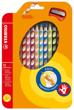 Набір кольорових олівців Stabilo Ergonomic Easycolor Pencils Right-handed 12 шт (4006381398732)