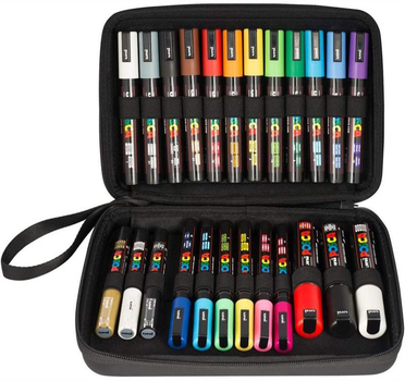 Набір маркерів Posca Markers Mixed Suitcase 24 шт (3296280038803)
