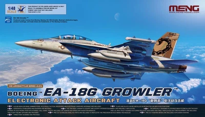 Збірна модель 1/48 Реактивний літак Boeing EA-18G Growler Meng Model LS-014