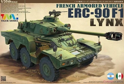 Збірна модель 1/35 Французький бронеавтомобіль ERC-90 F1 Lynx Tiger Model 4632