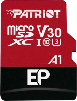 Карта пам'яті Patriot microSDXC 1TB Class 10 UHS-I/U3 + SD адаптер (PEF1TBEP31MCX)