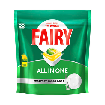 Капсули для посудомийних машин Fairy Original All in One лимон 100 шт (8700216237383)