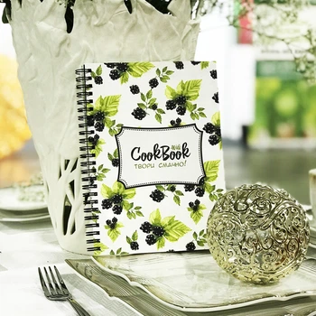 Блокнот Figasse Для записи рецептов COOKBOOK А5 (КБ0003)