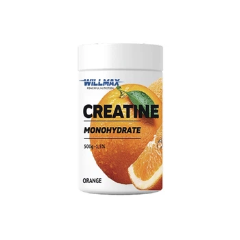 Креатин Creatine Monohydrate, 500 грамм Апельсин Willmax 000288473
