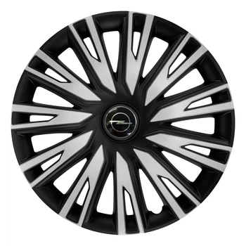 Автомобильные колпаки ARGO Copra Silver&Black R15 4 шт. (с логотипом Opel)