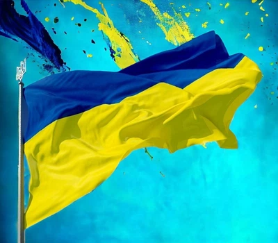 Флаг Украины с карманом под флагшток 90*140