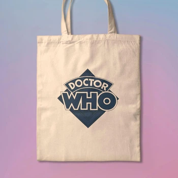 Эко-сумка, шопер с принтом Доктор Кто Doctor Who
