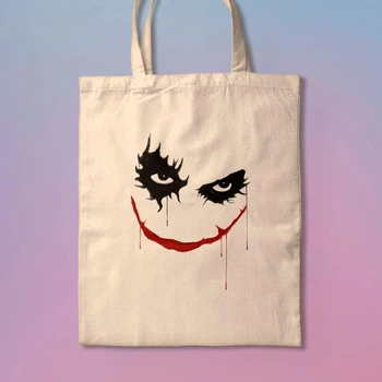 Эко-сумка, шопер с принтом Джокер Joker DC Comics Убийственная улыбка