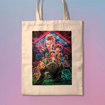 Еко-сумка, шопер з принтом Дуже дивні справи Stranger things