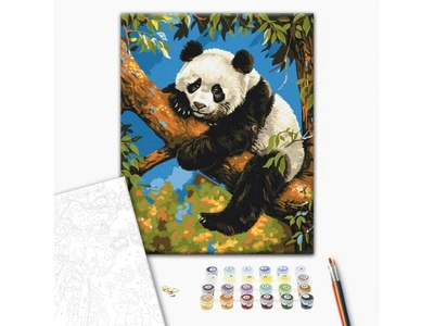 Картина за номерами Лінива панда, Brushme (40х50 см), BS53982