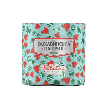 Полотенца бумажные Кохавинка "Бавовна" 225*110/50 целлюл. 2 шар. (2 шт.)