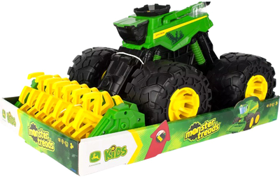 Іграшковий комбайн Tomy John Deere Monster Treads з молотаркою та великими колесами (0036881473299)