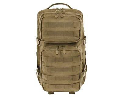 Тактический рюкзак с системой MOLLE Brandit US Cooper 40л 52x30x32 см с карманом для системы гидратации койот