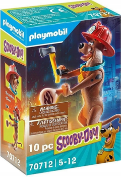 Klocki Playmobil Scooby-Doo Pies Strażak (4008789707123)