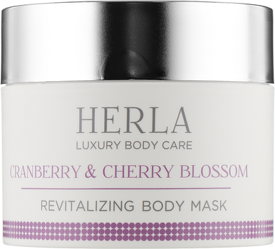 Відновлювальна маска для тіла - Herla Luxury Body Care Cranberry & Cherry Blossom Revitalizing Body Mask 200ml (690999-51459)
