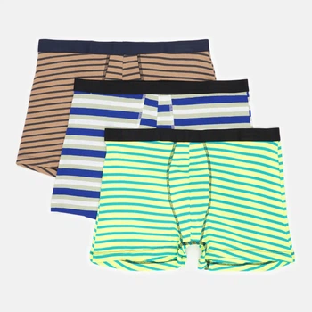 Трусы (3шт) Basic Collection XL салатовый в полоску, бело синий в полоску, бежевый в полоску 1438092961
