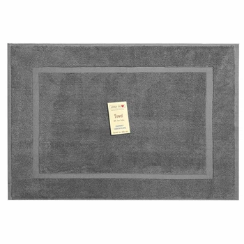 Рушники для ніг – бавовна / махра - 50 x 80 см – Сірий