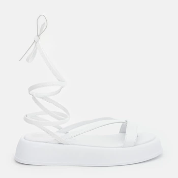 Женские сандалии кожаные Ashoes Wt/0159 39 25 см Белые (ROZ6501004688)