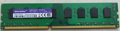 Модуль пам'яті DDR3 4Gb Atermiter 1600Mhz (PC3-12800CL11_4GB) Б/в