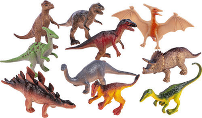 Фігурки динозаврів Bull Dinosaurs 10 шт (5701719636393)