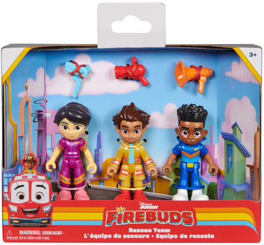 Figurki Firebuds Rescue Team 10 cm 3 szt (0778988489284)