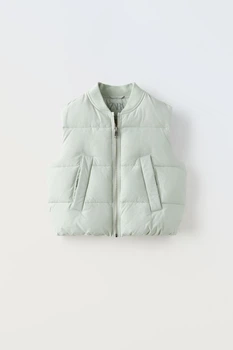 Теплый жилет подростковый Zara 0562/613 140 см Мятный