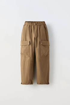 Подростковые брюки с карманами Zara 5644/862 140 см Коричневый