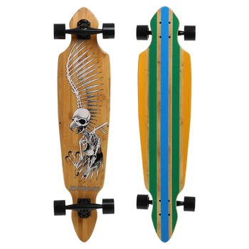 Лонгборд Слалом Slalom BAMBOO SK-920 коричневый