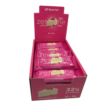 Батончик Sporter Zero One, 25*50 грамм - Малиновый чизкейк