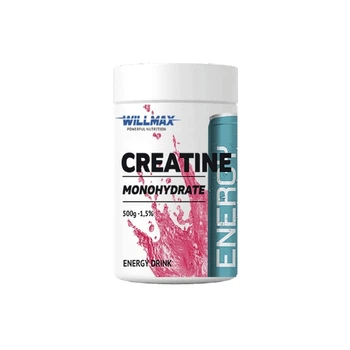 Креатин Creatine Monohydrate, 500 грамм Энергетик Willmax 000288465