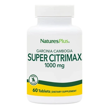Екстракт камбоджійської гарцинії Natures Plus Super Citrimax 1000 mg, 60 таблеток