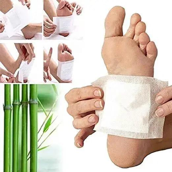 Пластырь для ног детоксикационный Kinoki Cleansing Detox Foot Pads в наборе 10 шт