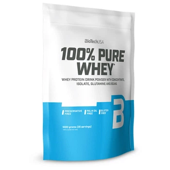 Протеїн 100% Pure Whey, 1 кг Полуниця BioTech 000299270