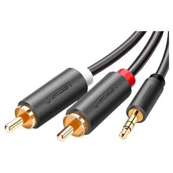 Кабель мультимедийный AUX 3.5mm TRS to RCAx2 M/M 1.0m AV102 U (m448714)