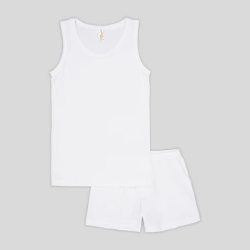 Дитячий комплект білизни (майка + труси) для хлопчика Elmas Kids 912 90 см Білий (4520734008074)