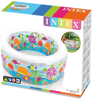 Nadmuchiwany basen dla dzieci Intex Aquarium 152 x 56 cm (6941057454801)